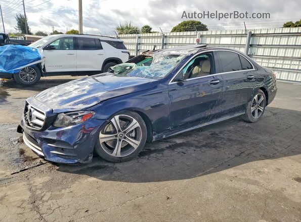 WDDZF4JB7KA636432 2019 MERCEDES-BENZ E Blue Przód lewy