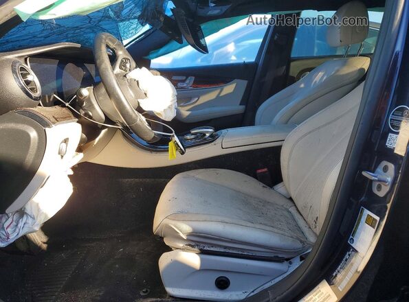 WDDZF4JB7KA636432 2019 MERCEDES-BENZ E Blue Widok wnętrza z przodu