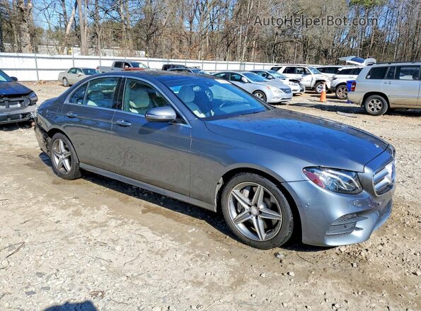 WDDZF4KB0HA043941 2017 MERCEDES-BENZ E Серый Передняя правая четверть