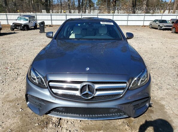 WDDZF4KB0HA043941 2017 MERCEDES-BENZ E Серый Вид спереди