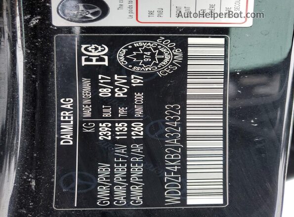 WDDZF4KB2JA324323 2018 MERCEDES-BENZ E Black Widok komory silnika