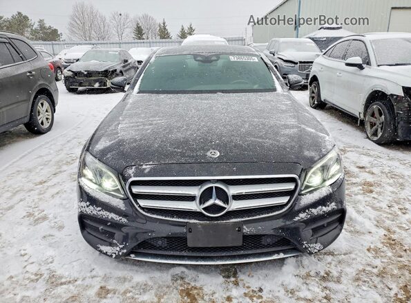 WDDZF4KB2JA324323 2018 MERCEDES-BENZ E Black Widok z przodu