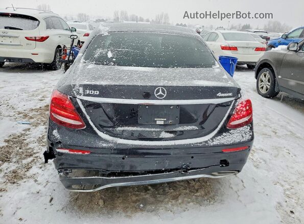 WDDZF4KB2JA324323 2018 MERCEDES-BENZ E Black Widok z tyłu