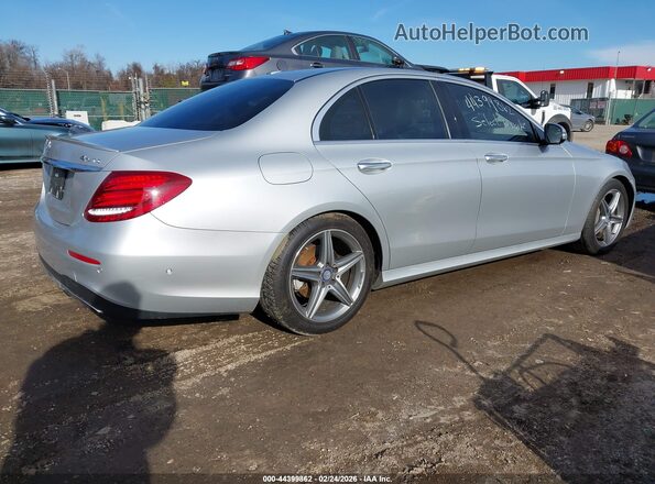 WDDZF4KB3HA036028 2017 MERCEDES-BENZ E-CLASS Серебряный Задняя правая четверть