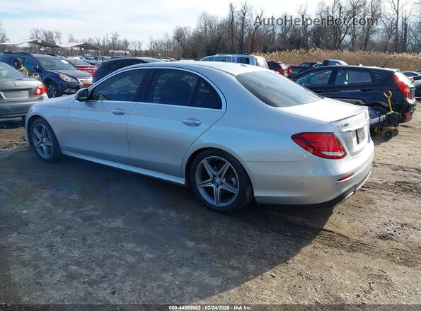 WDDZF4KB3HA036028 2017 MERCEDES-BENZ E-CLASS Серебряный Задняя левая четверть