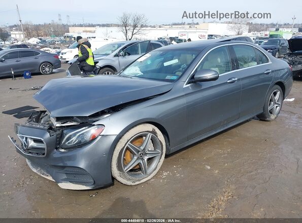 WDDZF4KB7JA295465 2018 MERCEDES-BENZ E-CLASS Серый Передняя левая четверть