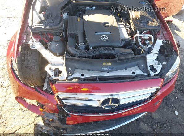 WDDZF4KB8KA489455 2019 MERCEDES-BENZ E-CLASS Red Widok z tyłu