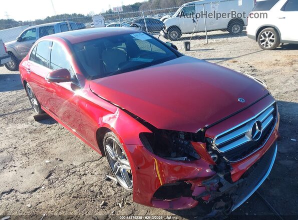WDDZF4KB8KA489455 2019 MERCEDES-BENZ E-CLASS Red 