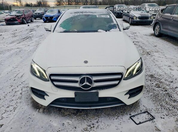 WDDZF4KB8KA636597 2019 MERCEDES-BENZ E White Вид спереду