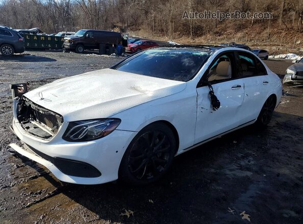 WDDZF4KB9HA115722 2017 MERCEDES-BENZ E Белый Передняя левая четверть