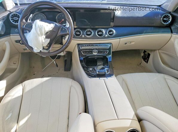 WDDZF4KB9HA115722 2017 MERCEDES-BENZ E Белый Вид панели приборов