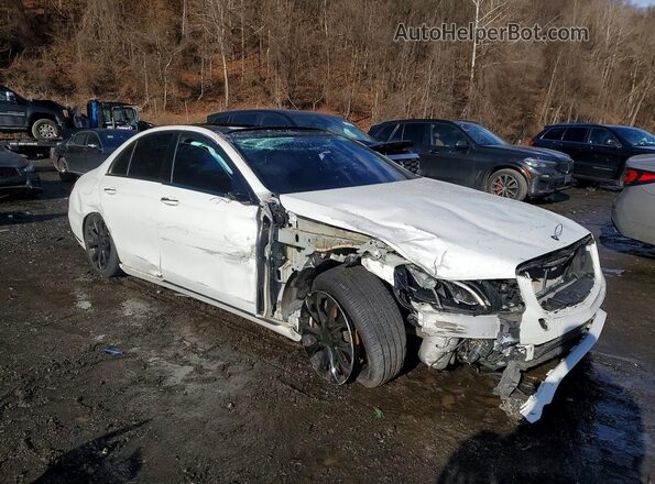WDDZF4KB9HA115722 2017 MERCEDES-BENZ E Белый Передняя правая четверть