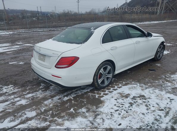 WDDZF4KB9JA378122 2018 MERCEDES-BENZ E-CLASS Белый Задняя правая четверть