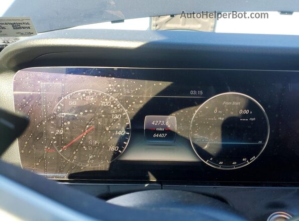 WDDZF4KB9KA544835 2019 MERCEDES-BENZ E Black Вид щитка приладів