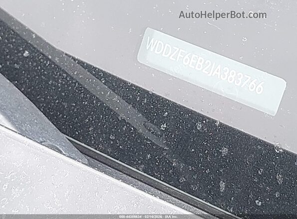 WDDZF6EB2JA383766 2018 MERCEDES-BENZ AMG E 43 Черный 