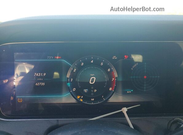 WDDZF8DBXLA754012 2020 MERCEDES-BENZ E Черный Вид щитка приборов