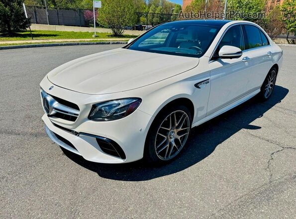 WDDZF8KB0LA727176 2020 MERCEDES-BENZ E Белый Передняя левая четверть