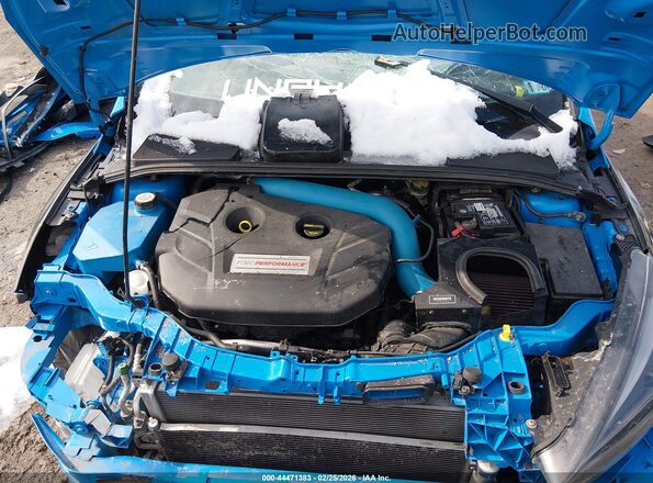 WF0DP3TH8H4120842 2017 FORD FOCUS RS Blue Вид ззаду