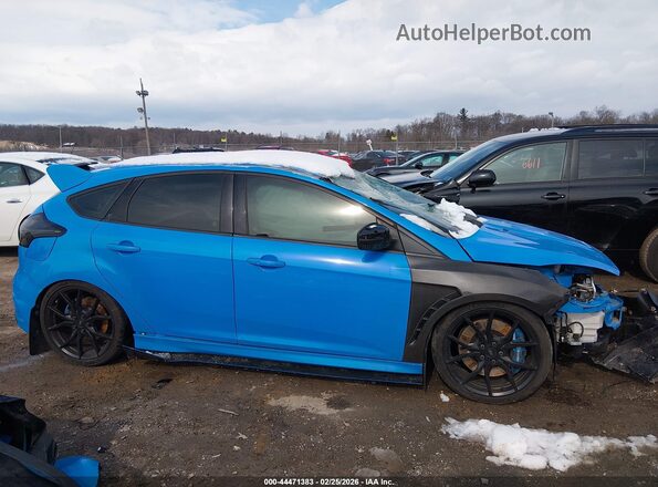 WF0DP3TH8H4120842 2017 FORD FOCUS RS Blue Вид задньої частини салону