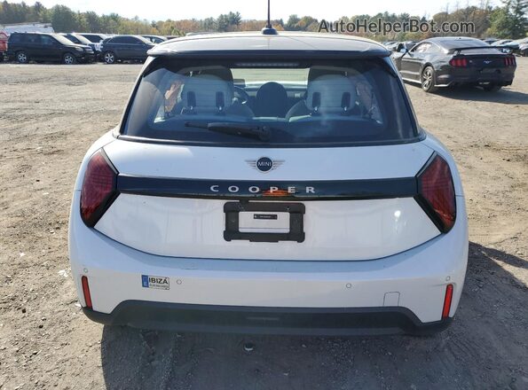 WMW13GD00S2W42401 2025 MINI COOPER White Вид ззаду