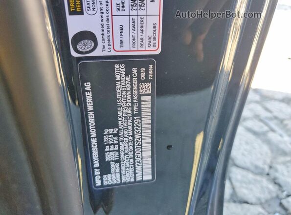 WMW23GD07S2W32291 2025 MINI COOPER Black Engine compartment view