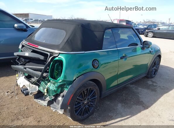 WMW43DL05R3S08489 2024 MINI CONVERTIBLE Зеленый Задняя правая четверть