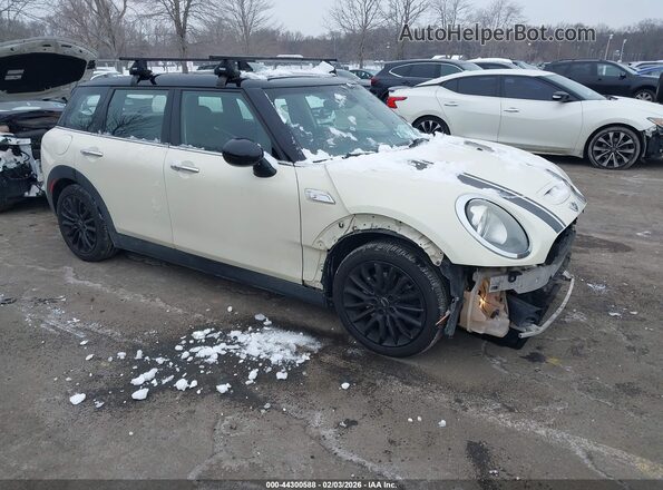 WMWLN9C33H2E49522 2017 MINI CLUBMAN Кремовый Передняя правая четверть