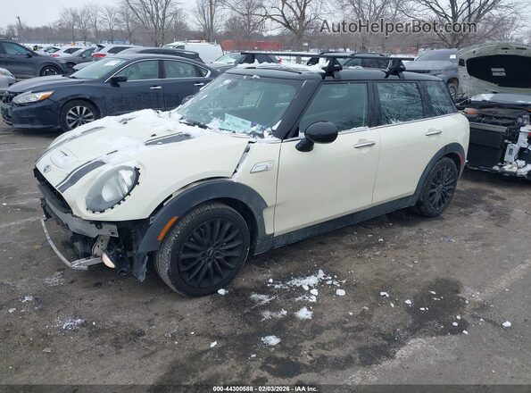 WMWLN9C33H2E49522 2017 MINI CLUBMAN Кремовый Передняя левая четверть