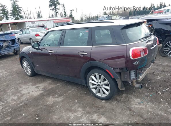 WMWLU1C57H2F28276 2017 MINI CLUBMAN Бордовый 