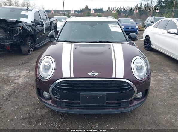 WMWLU1C57H2F28276 2017 MINI CLUBMAN Бордовый Вид задней части салона