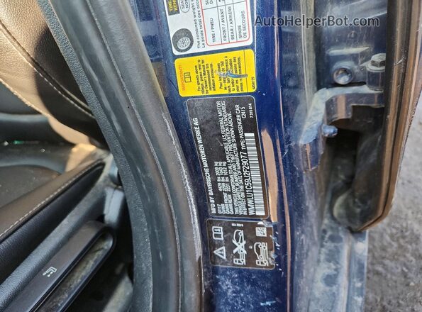 WMWLU1C59J2F29077 2018 MINI COOPER Blue VIN sticker view