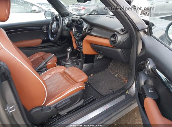 WMWWG9C51K3J30868 2019 MINI CONVERTIBLE Gray Widok wnętrza z przodu