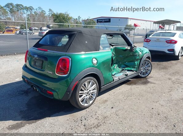 WMWWJ5C07M3N26546 2021 MINI CONVERTIBLE Зеленый Задняя правая четверть