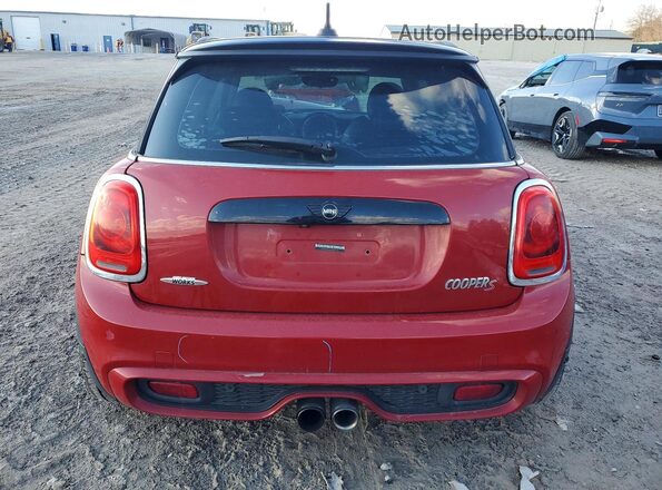 WMWXP7C35H2C61472 2017 MINI COOPER Красный Вид сзади