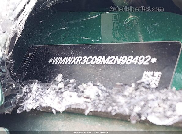 WMWXR3C08M2N98492 2021 MINI HARDTOP Green Widok komory silnika