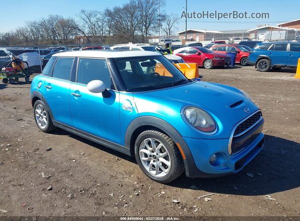 WMWXU3C5XG2D31291 2016 MINI HARDTOP Blue Вид задньої частини салону