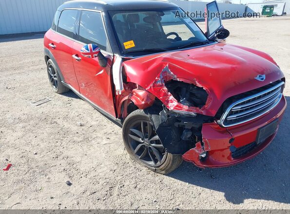 WMWZB3C52GWR49595 2016 MINI COUNTRYMAN Red Widok z przodu