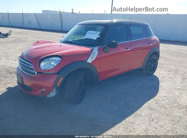 WMWZB3C52GWR49595 2016 MINI COUNTRYMAN Red Przód lewy