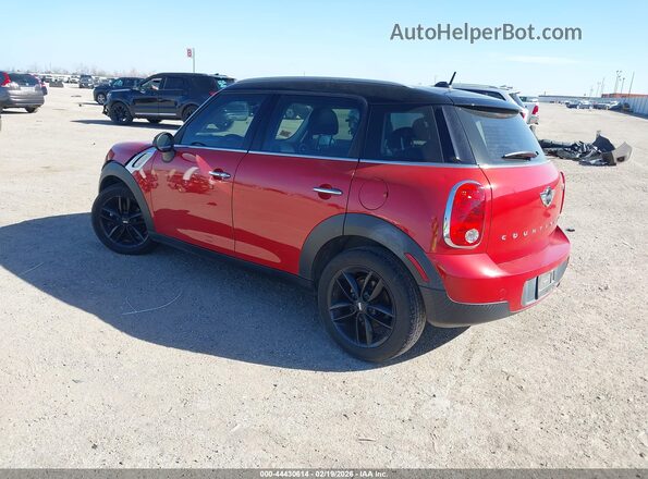WMWZB3C52GWR49595 2016 MINI COUNTRYMAN Red Tył lewy