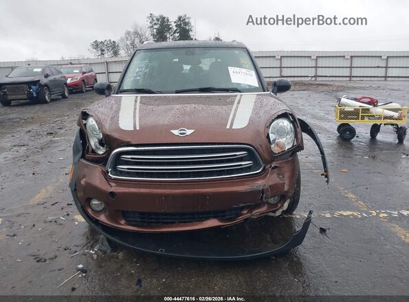WMWZB3C53GWR48147 2016 MINI COUNTRYMAN Бордовый Вид панели приборов
