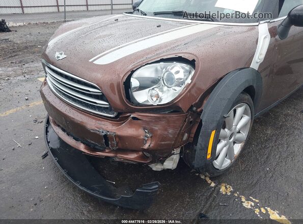 WMWZB3C53GWR48147 2016 MINI COUNTRYMAN Бордовый Вид спереди