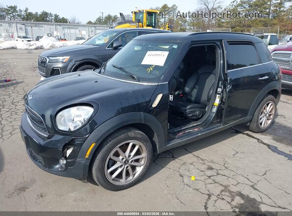WMWZB3C54GWR49016 2016 MINI COUNTRYMAN Черный Передняя левая четверть