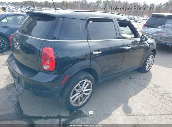 WMWZB3C54GWR49016 2016 MINI COUNTRYMAN Черный Задняя правая четверть