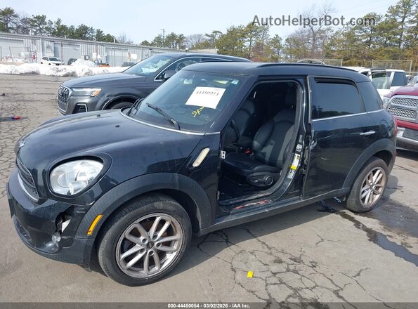 WMWZB3C54GWR49016 2016 MINI COUNTRYMAN Черный Вид спереди
