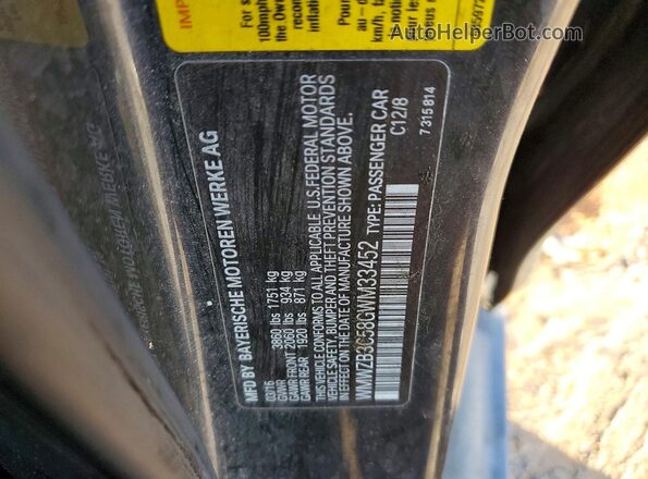 WMWZB3C58GWM33452 2016 MINI COOPER Серый Вид подкапотного пространства