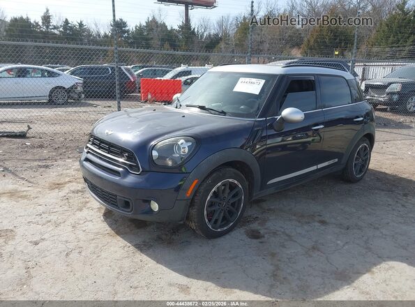 WMWZC3C59GWT10997 2016 MINI COUNTRYMAN Blue Przód lewy
