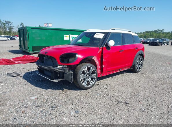 WMZ53BR00P3P95393 2023 MINI COUNTRYMAN Красный Передняя левая четверть