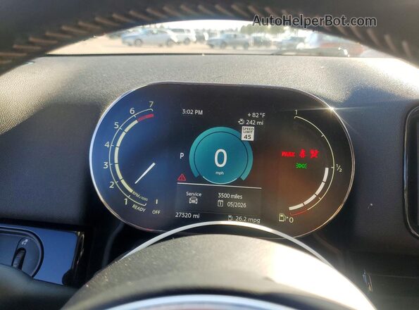 WMZ53BR09P3P85011 2023 MINI COOPER Серый Вид щитка приборов