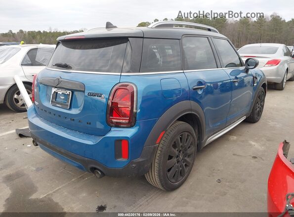 WMZ53BR0XR3R84068 2024 MINI COUNTRYMAN Синий Задняя правая четверть