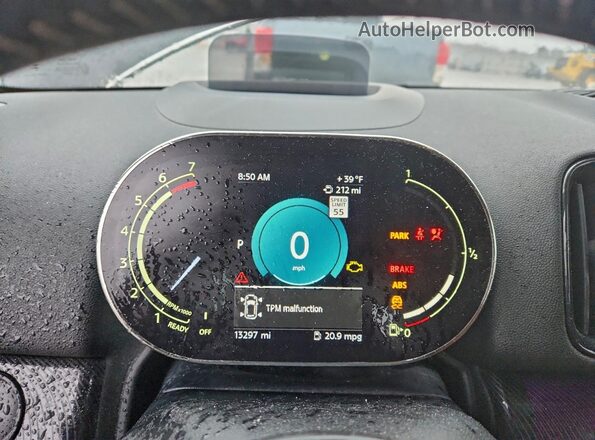 WMZ83BR09R3R41208 2024 MINI COOPER Черный Вид щитка приборов